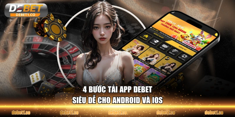 4 bước tải app DEBET siêu dễ cho Android và iOS