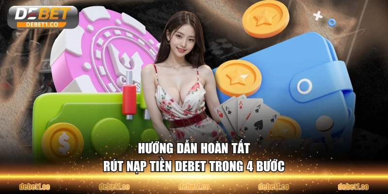 Hướng dẫn hoàn tất rút nạp tiền DEBET trong 4 bước